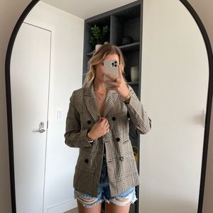 Plaid Blazer